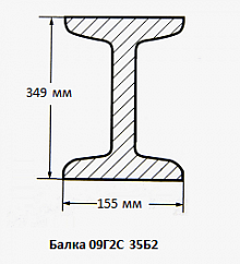 Балка 09Г2С 35Б2