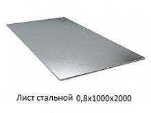Лист стальной 0,8х1000х2000