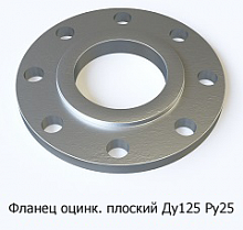 Фланец оцинкованный плоский Ду125 Ру25