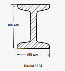 Балка 35Б1