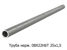 Труба нержавеющая 08Х22Н6Т 25x1,5