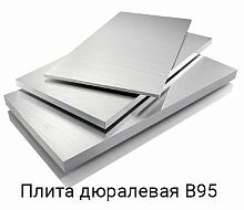 Плита дюралевая 30х1200х3000, В95