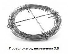 Проволока оцинкованная 0.8